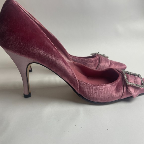 Ann Taylor light lavender Pointy Toe Suede Pumps Heels Shoes sz 8 M - Picture 5 of 8